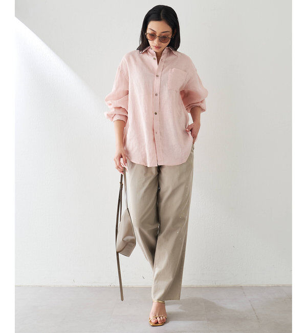  「リネンキャンバスシャツ」|シャツ・ブラウス|