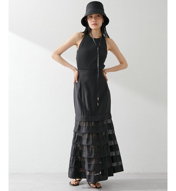  「オーガンジーマーメイドスカート4」|スカート|