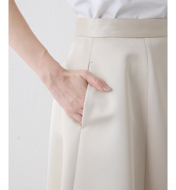 THE PAUSE「【THE PAUSE】ボンディングフレアスカート」|スカート|