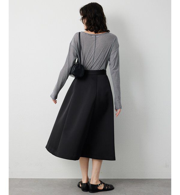 THE PAUSE「【THE PAUSE】ボンディングフレアスカート」|スカート|