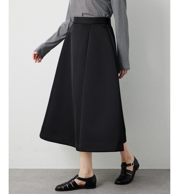 THE PAUSE「【THE PAUSE】ボンディングフレアスカート」|スカート|