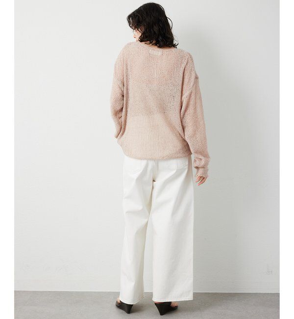 THE PAUSE「【THE PAUSE】メッシュプルオーバー」|ニット・セーター|