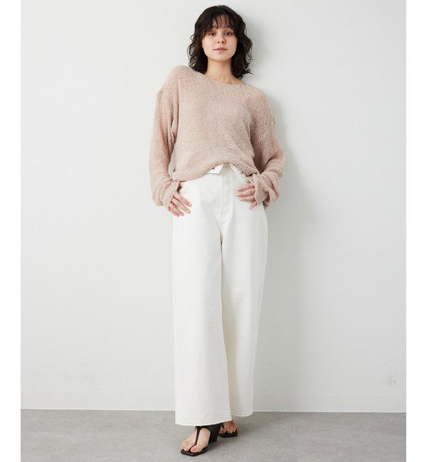 THE PAUSE「【THE PAUSE】メッシュプルオーバー」|ニット・セーター|