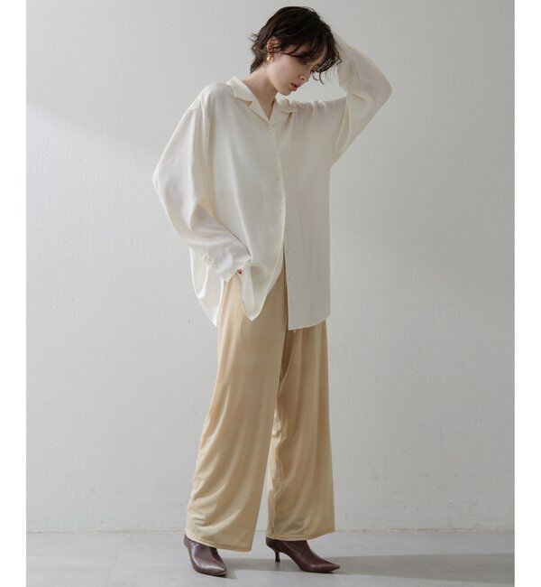 THE PAUSE「【THE PAUSE】フィブリルリラックスシャツ」|シャツ・ブラウス|