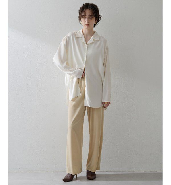 THE PAUSE「【THE PAUSE】フィブリルリラックスシャツ」|シャツ・ブラウス|