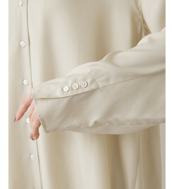 THE PAUSE「【THE PAUSE】フィブリルリラックスシャツ」|シャツ・ブラウス|