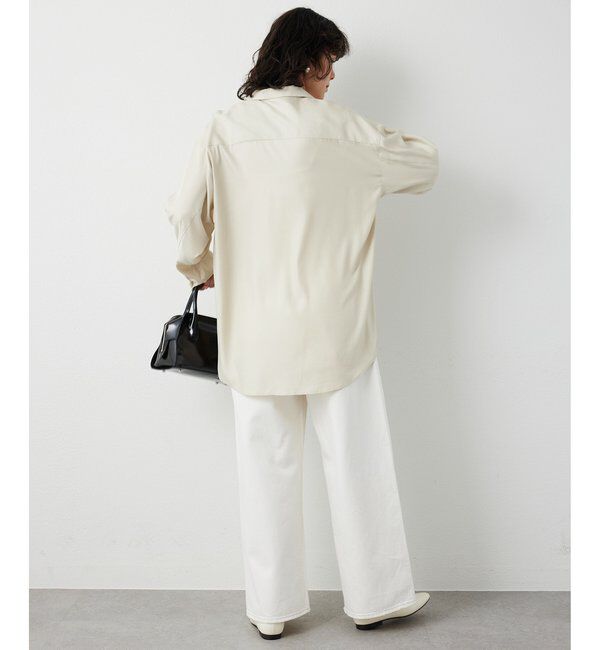 THE PAUSE「【THE PAUSE】フィブリルリラックスシャツ」|シャツ・ブラウス|