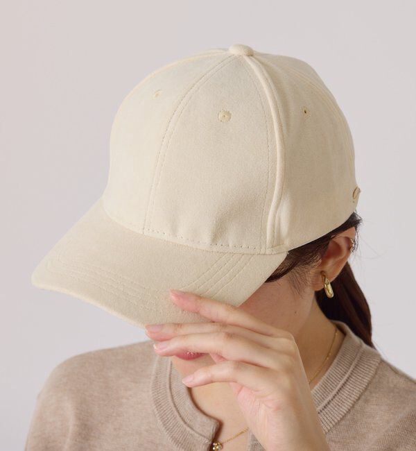  「【PAPILLONNER/パピヨネ】スエードタッチキャップ」|ハット|