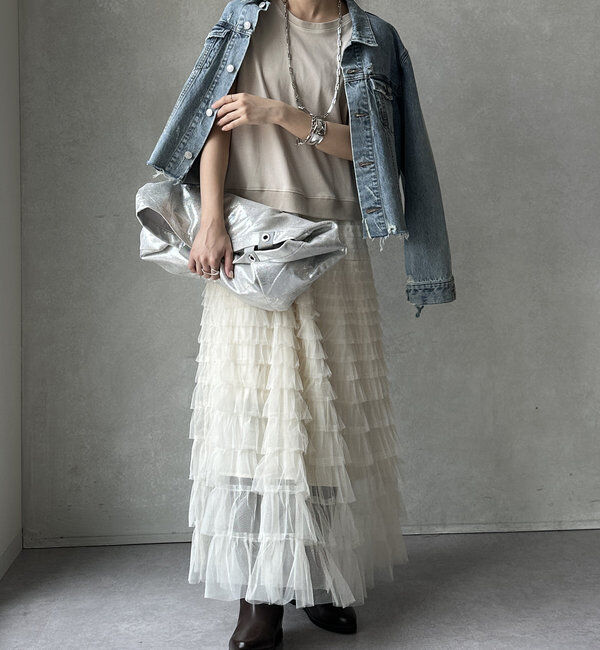  「【WEB限定】ドッキングレイヤードワンピース」|ワンピース|