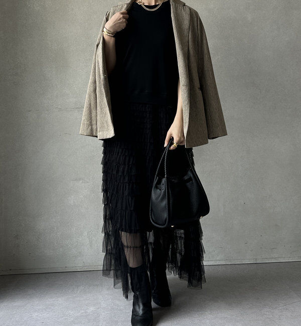  「【WEB限定】ドッキングレイヤードワンピース」|ワンピース|