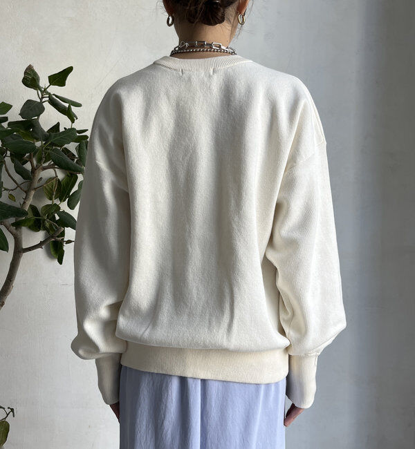  「【WEB限定】スウェットライクロゴプルオーバー」|ニット・セーター|