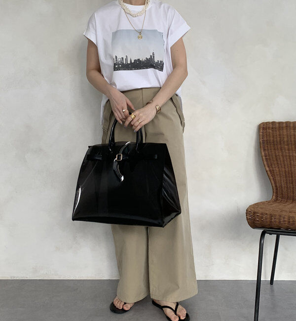  「【WEB限定】フォトプリントトップス」|Tシャツ・カットソー|