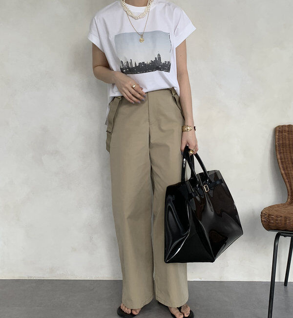  「【WEB限定】フォトプリントトップス」|Tシャツ・カットソー|