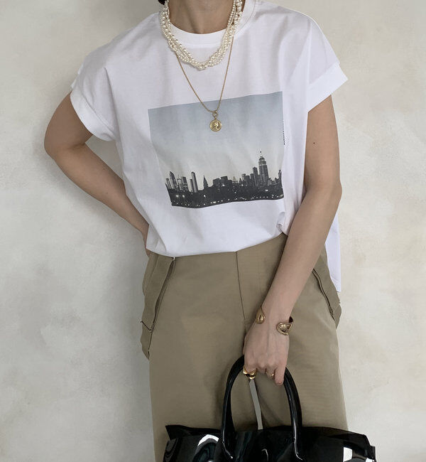  「【WEB限定】フォトプリントトップス」|Tシャツ・カットソー|