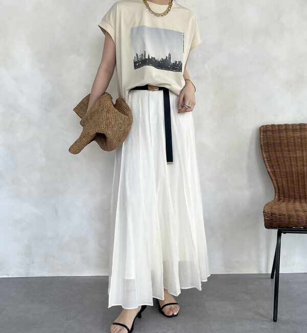  「【WEB限定】フォトプリントトップス」|Tシャツ・カットソー|