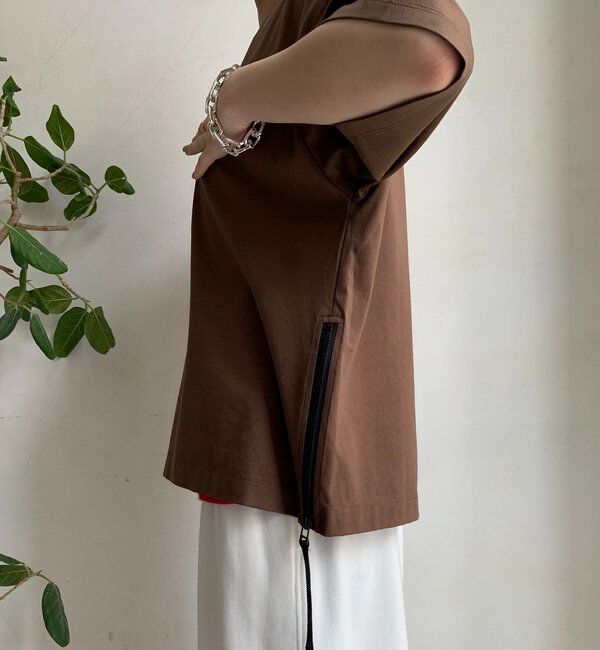  「【WEB限定】サイドファスナーIDEALロゴTEE」|Tシャツ・カットソー|