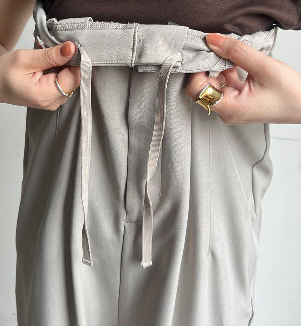  「【WEB限定】フリル付キャミサロペット」|ワンピース|