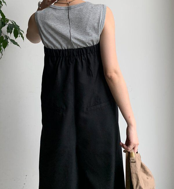  「【WEB限定】フリル付キャミサロペット」|ワンピース|