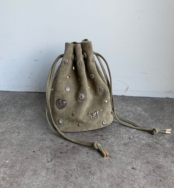  「スエードスタッズドロストバッグ」|トートバッグ|