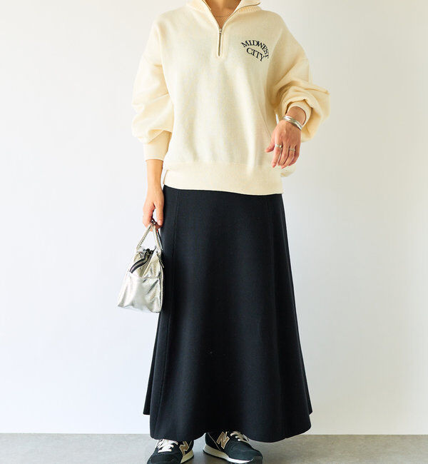  「《体型カバー◎》MIDWESTCITYジップニット」|ニット・セーター|