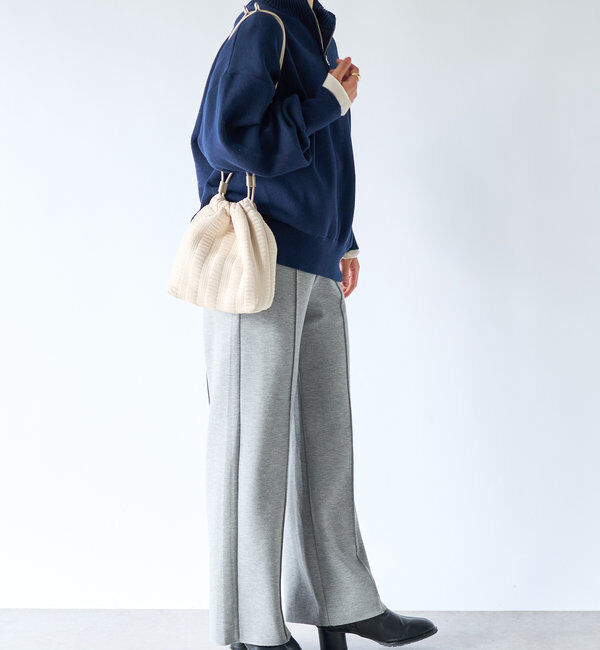  「《体型カバー◎》MIDWESTCITYジップニット」|ニット・セーター|