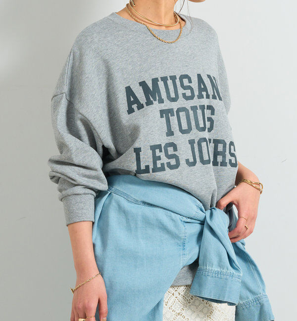  「ロゴ裏毛プルオーバー」|Tシャツ・カットソー|