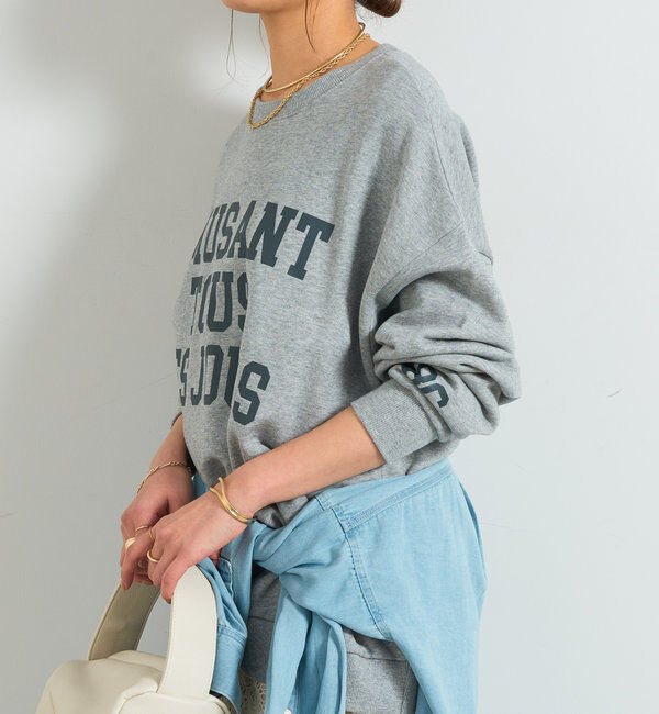  「ロゴ裏毛プルオーバー」|Tシャツ・カットソー|