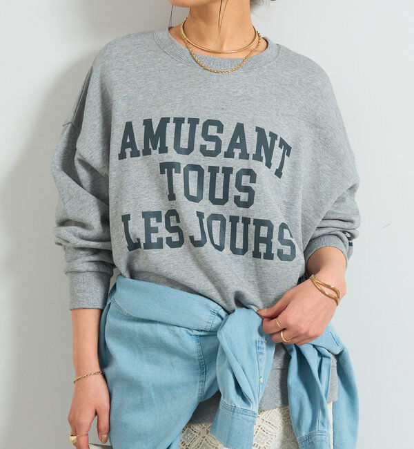  「ロゴ裏毛プルオーバー」|Tシャツ・カットソー|