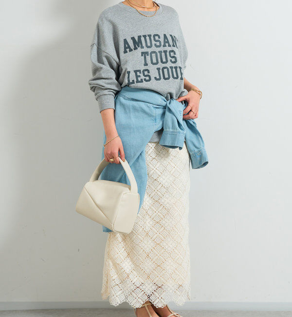  「ロゴ裏毛プルオーバー」|Tシャツ・カットソー|