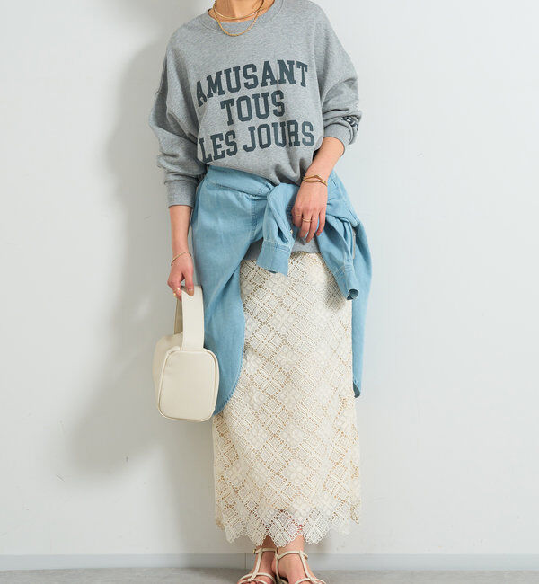  「ロゴ裏毛プルオーバー」|Tシャツ・カットソー|