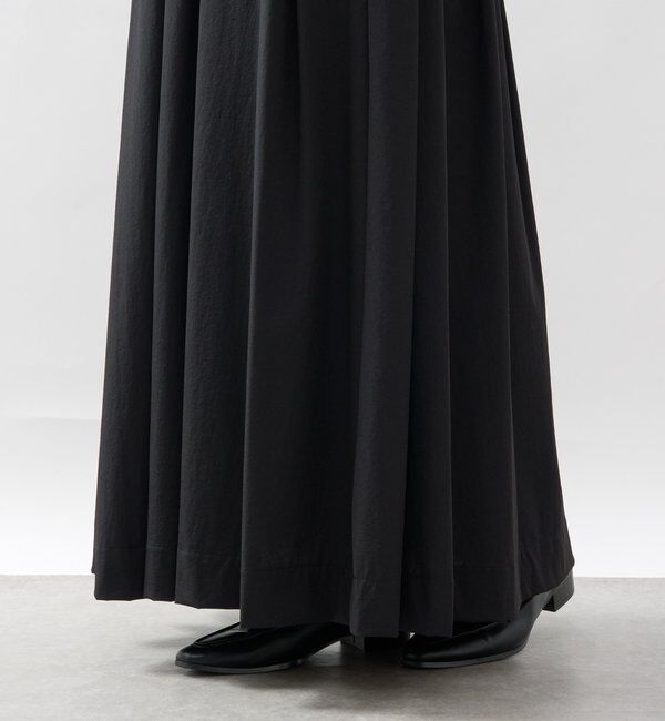  「《夏に快適・セットアップ対応◎》撥水加工・接触冷感タックギャザーフレアスカート」|スカート|