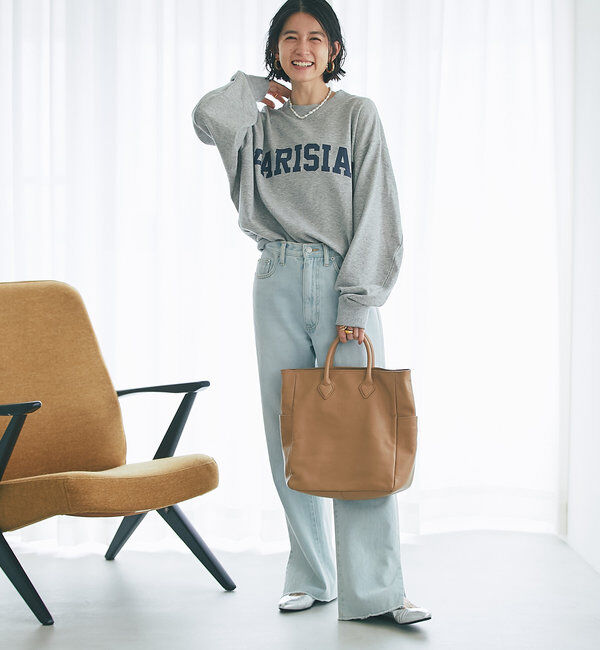  「【全骨格美脚見え！】slit DENIM」|デニム|