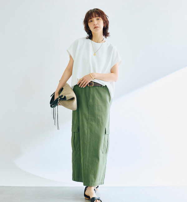  「【ベストセラー】ダンボールフレンチプルオーバー」|Tシャツ・カットソー|