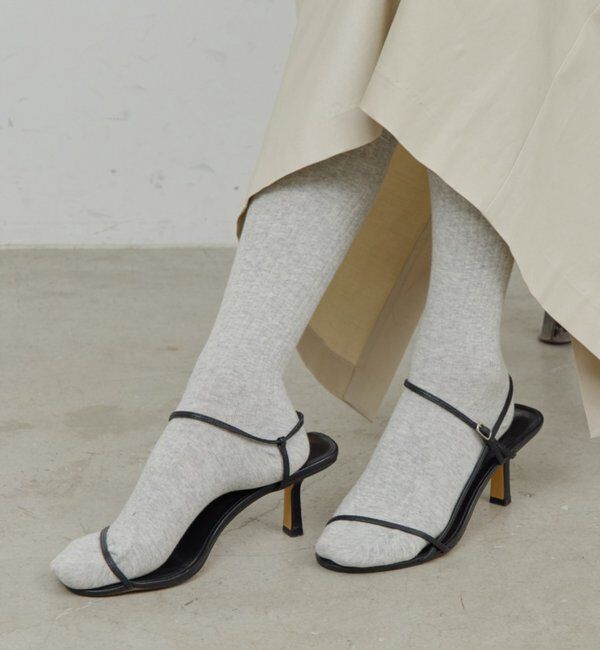  「【MAEE】リブソックス」|その他|ライトグレー