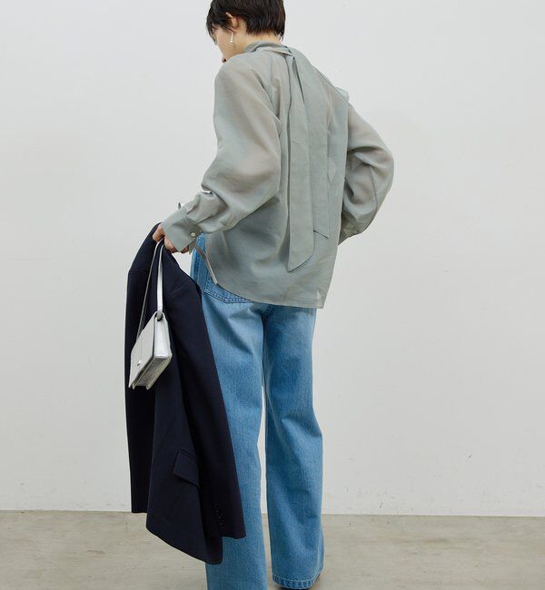  「シアーボウタイブラウス」|シャツ・ブラウス|