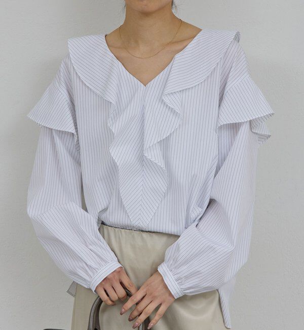  「ラッフルフリルブラウス」|シャツ・ブラウス|
