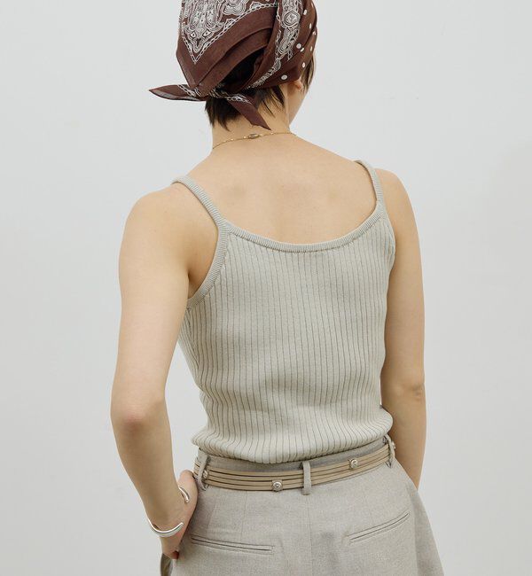  「リブニットキャミソール」|ニット・セーター|