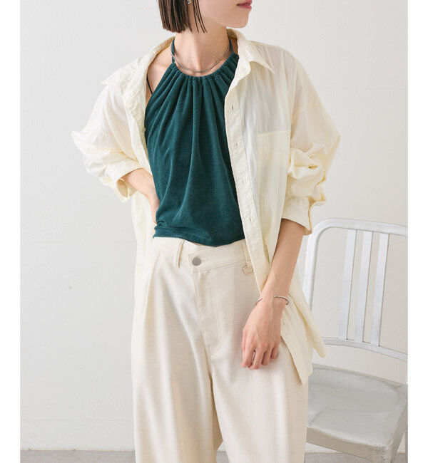  「ベロアホルターキャミソール」|キャミソール|