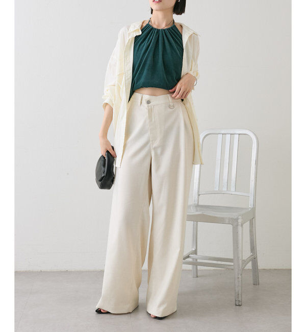  「ベロアホルターキャミソール」|キャミソール|