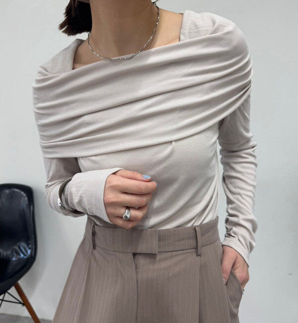  「マルチネックカットソー」|Tシャツ・カットソー|