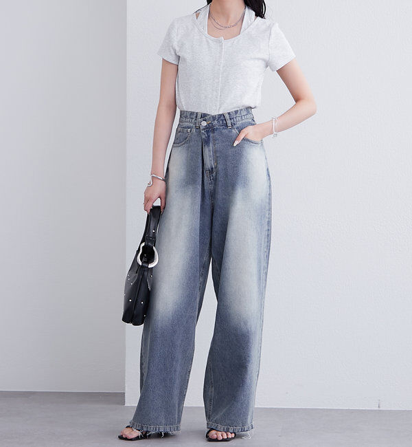  「ホルターレイヤードフレンチ」|Tシャツ・カットソー|