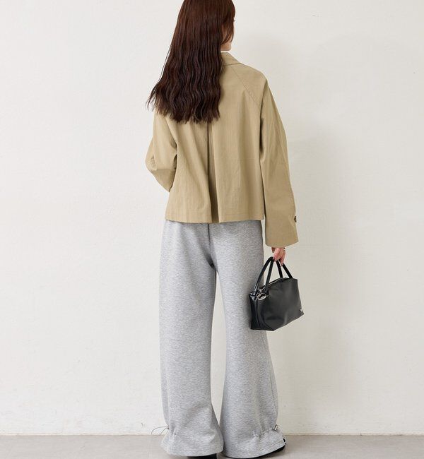  「スタンドカラーショートトレンチ」|トレンチコート|