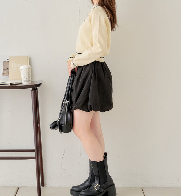  「ロゴ刺繍長袖ポロ」|ニット・セーター|