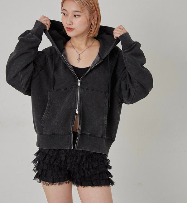  「KOOKYNケミカルジップパーカー」|パーカー|