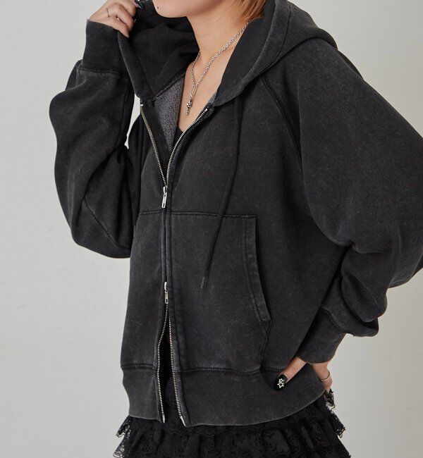  「KOOKYNケミカルジップパーカー」|パーカー|