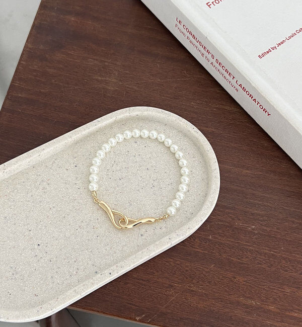  「〈GOLDY/ゴールディ〉ガラスパールブレスレット」|リング|