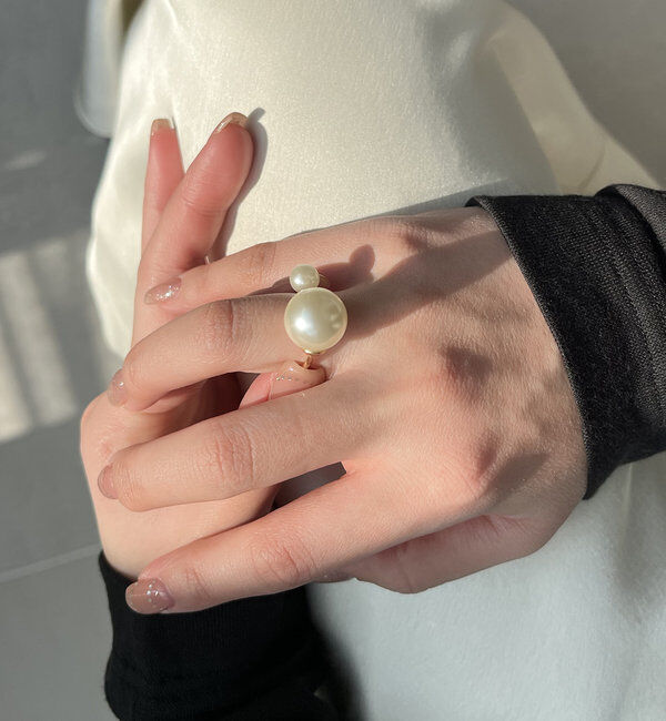  「〈GOLDY/ゴールディ〉親子パールリング」|リング|