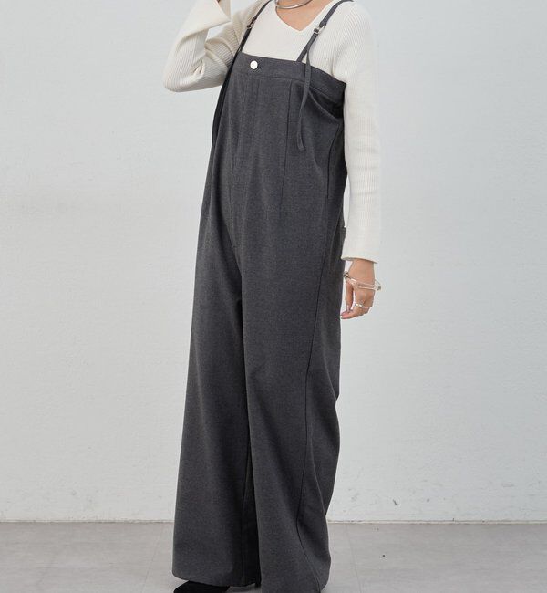  「【4色展開】アシンメトリーリブニット」|ニット・セーター|