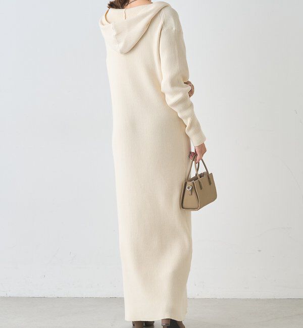  「フーデットジップワンピース」|ワンピース|