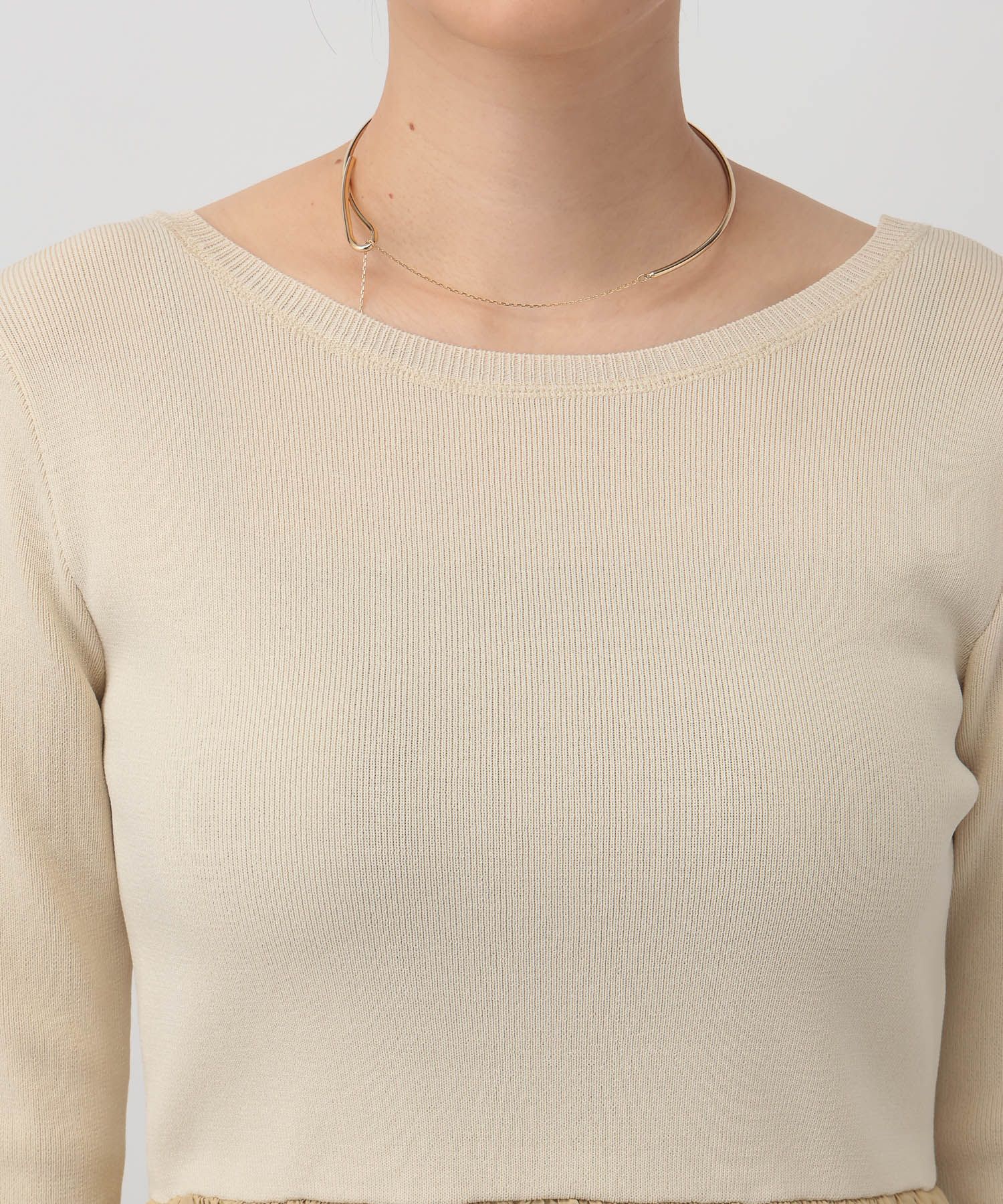 A part by 「ニットドッキングコクーンワンピース」|ワンピース|